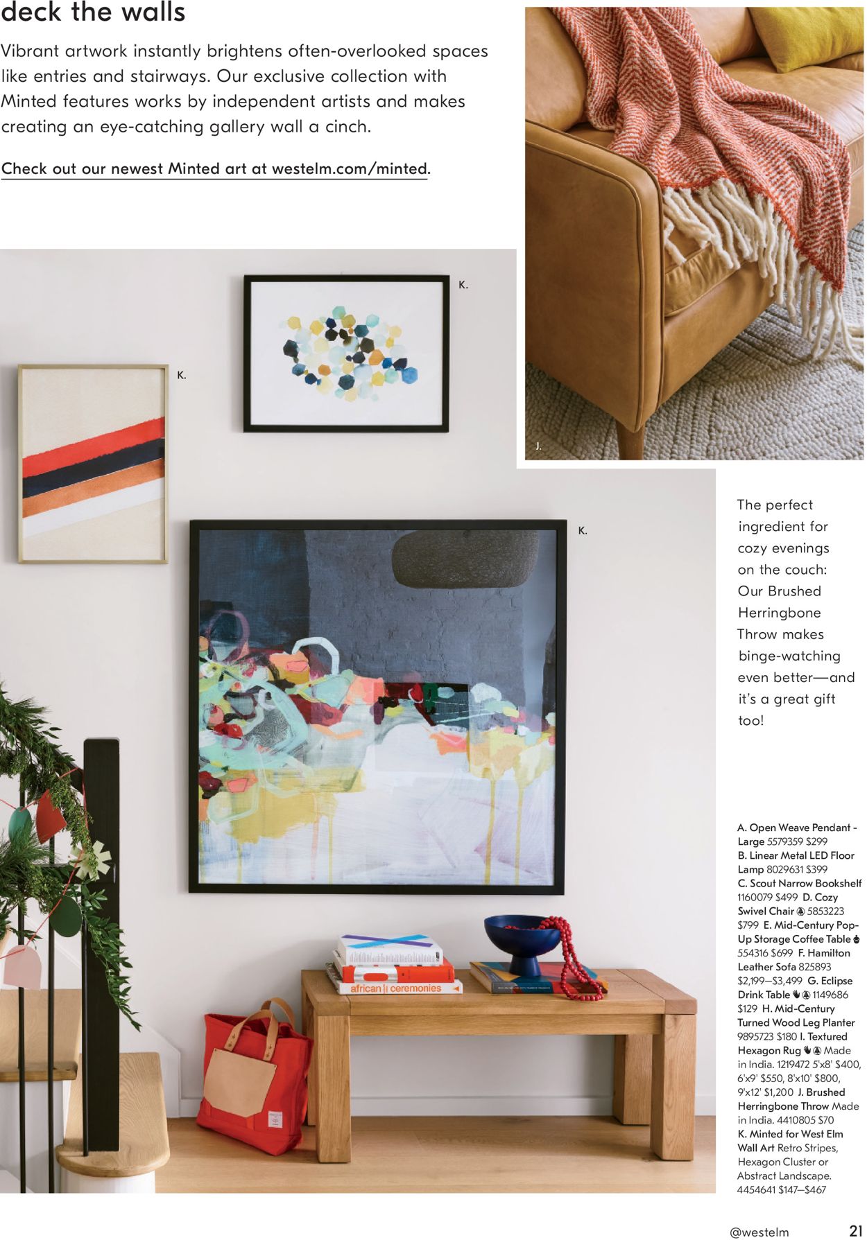 Catalogue West Elm from 10/20/2020