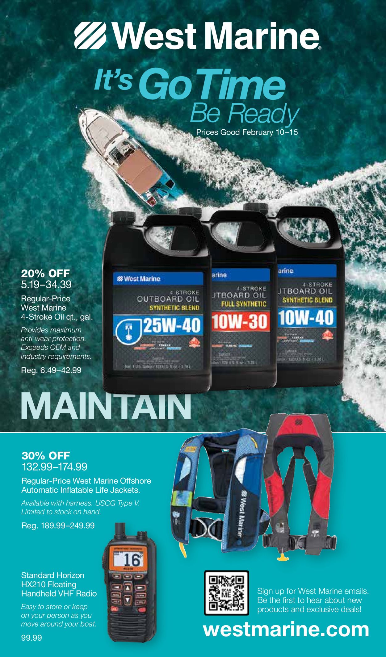 West Marine Current weekly ad 02/10 02/15/2021