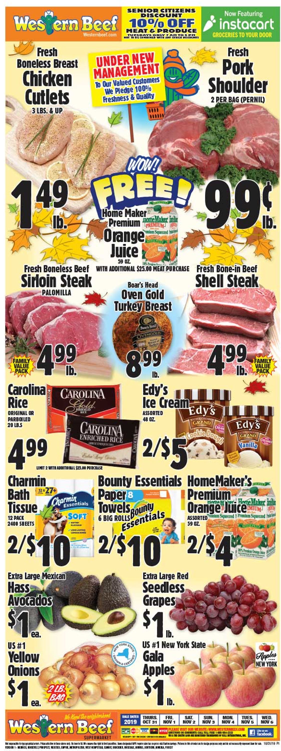 Catalogue Western Beef from 10/31/2019