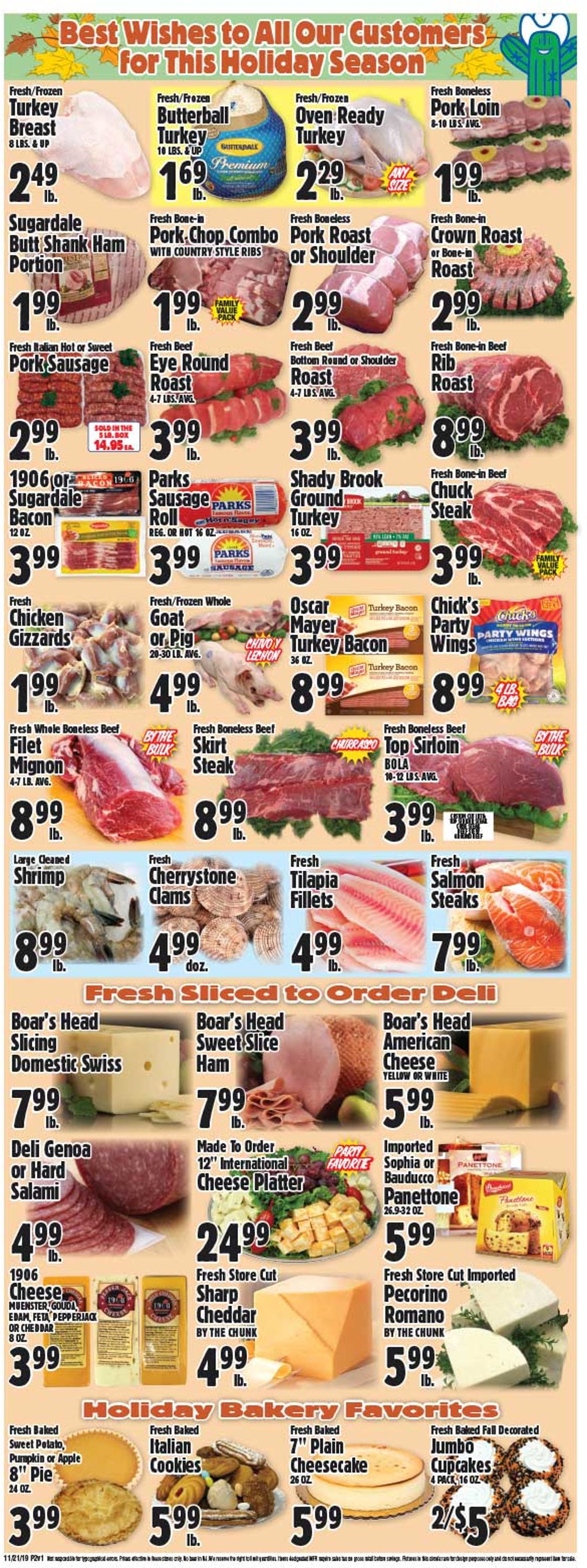 Catalogue Western Beef - Thanksgiving Ad 2019 from 11/21/2019