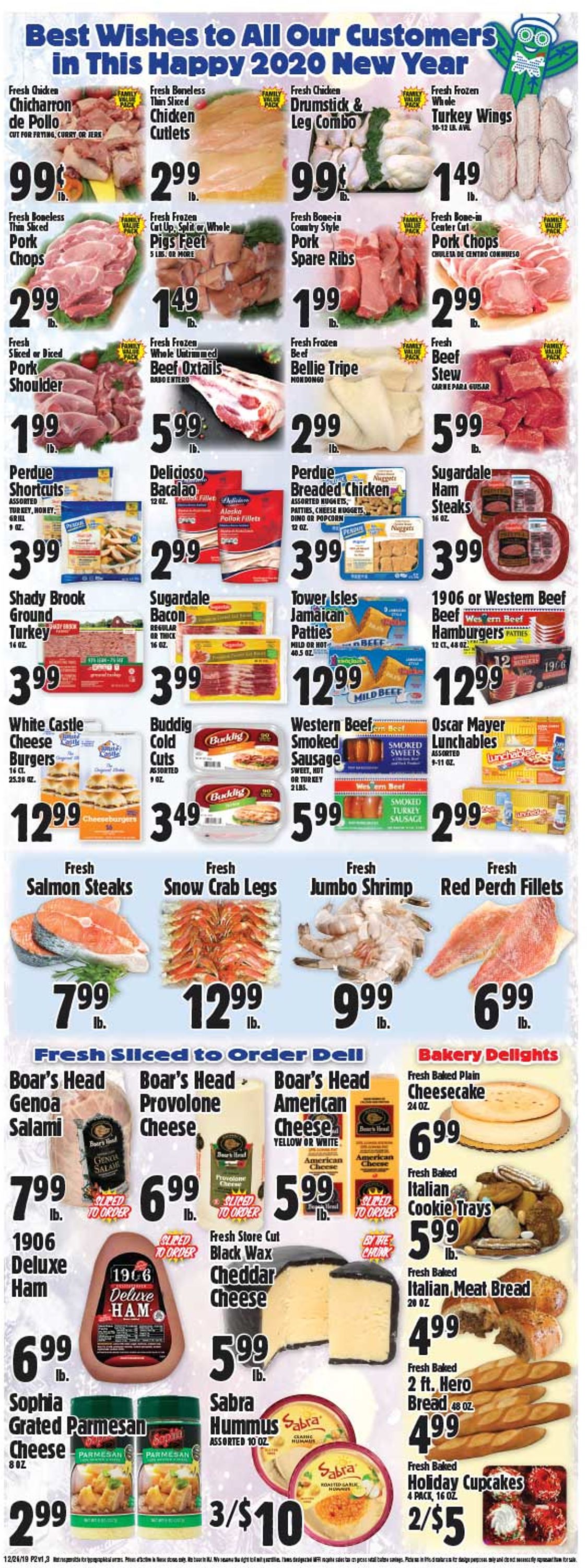 Catalogue Western Beef - New Year's Ad from 12/26/2019