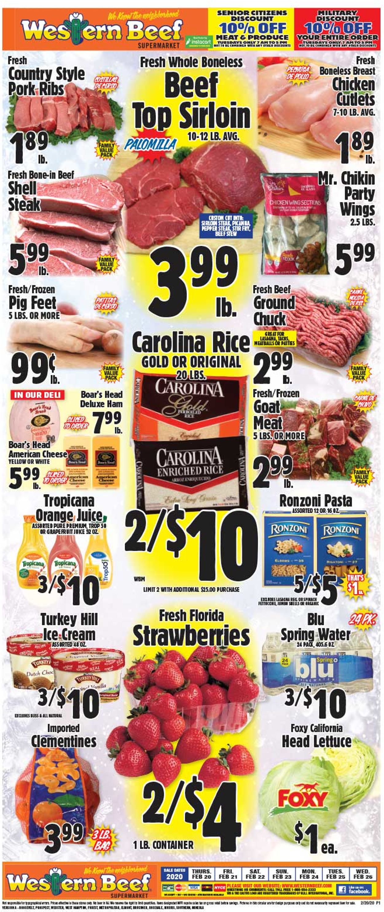 Western Beef Current weekly ad 02/20 - 02/26/2020 - frequent-ads.com
