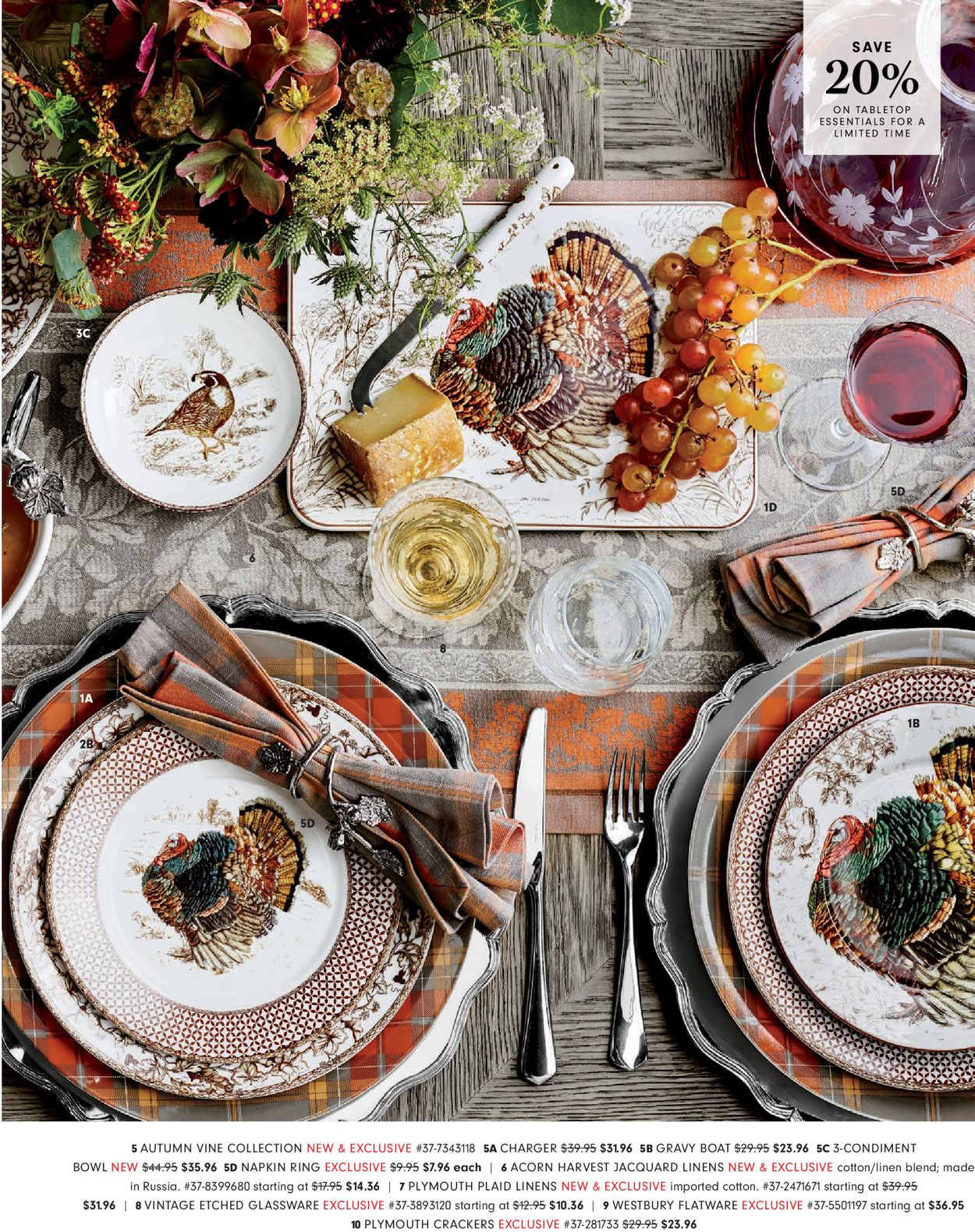 Catalogue Williams-Sonoma - Thanksgiving Ad 2019 from 11/12/2019