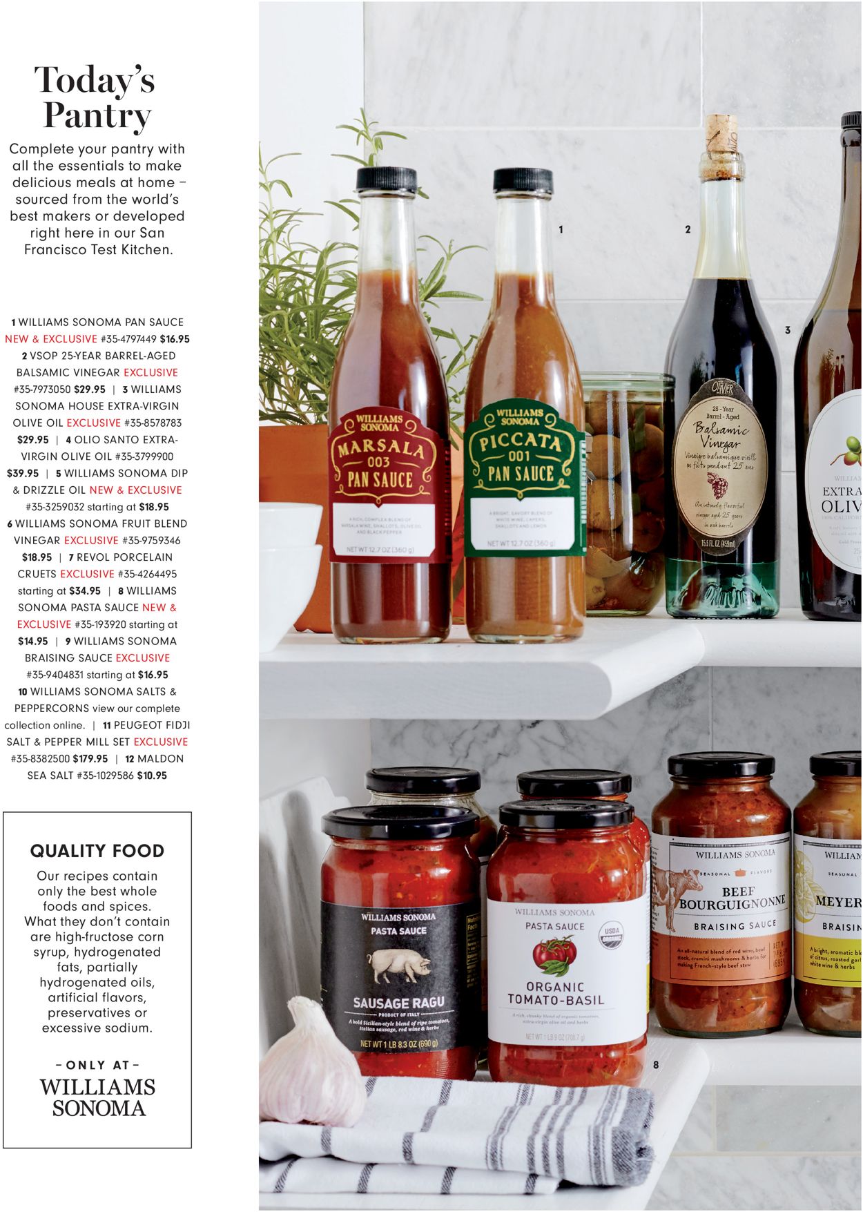 Catalogue Williams-Sonoma from 09/01/2020