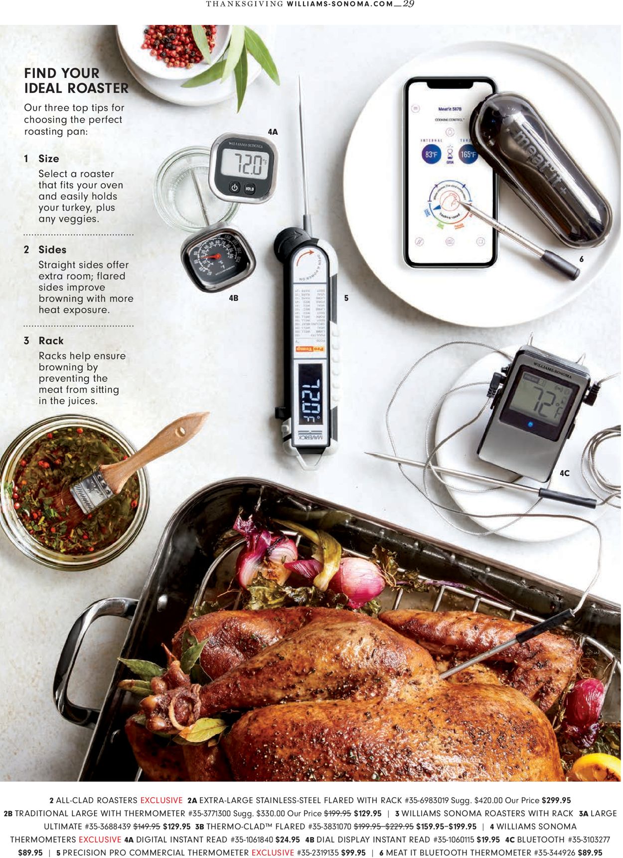 Catalogue Williams-Sonoma Thanksgiving 2020 from 11/02/2020