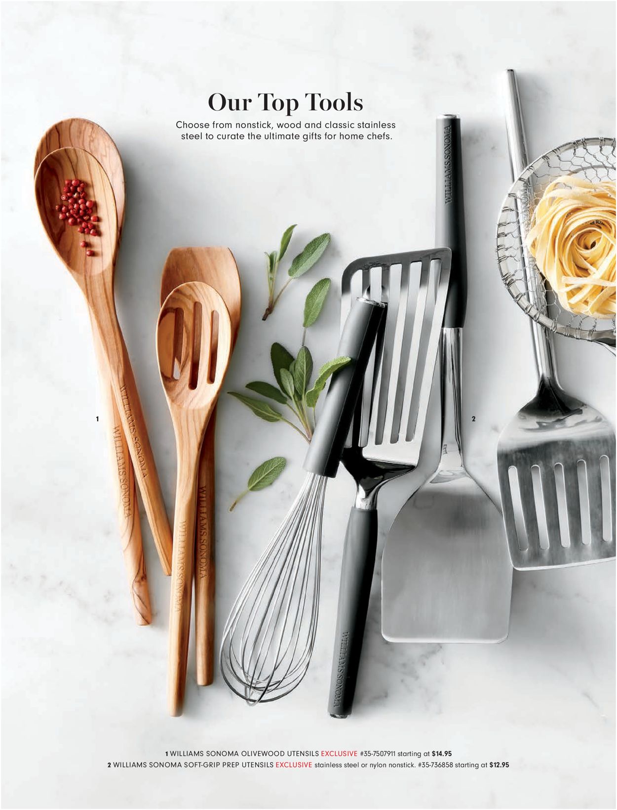 Catalogue Williams-Sonoma Thanksgiving 2020 from 11/02/2020