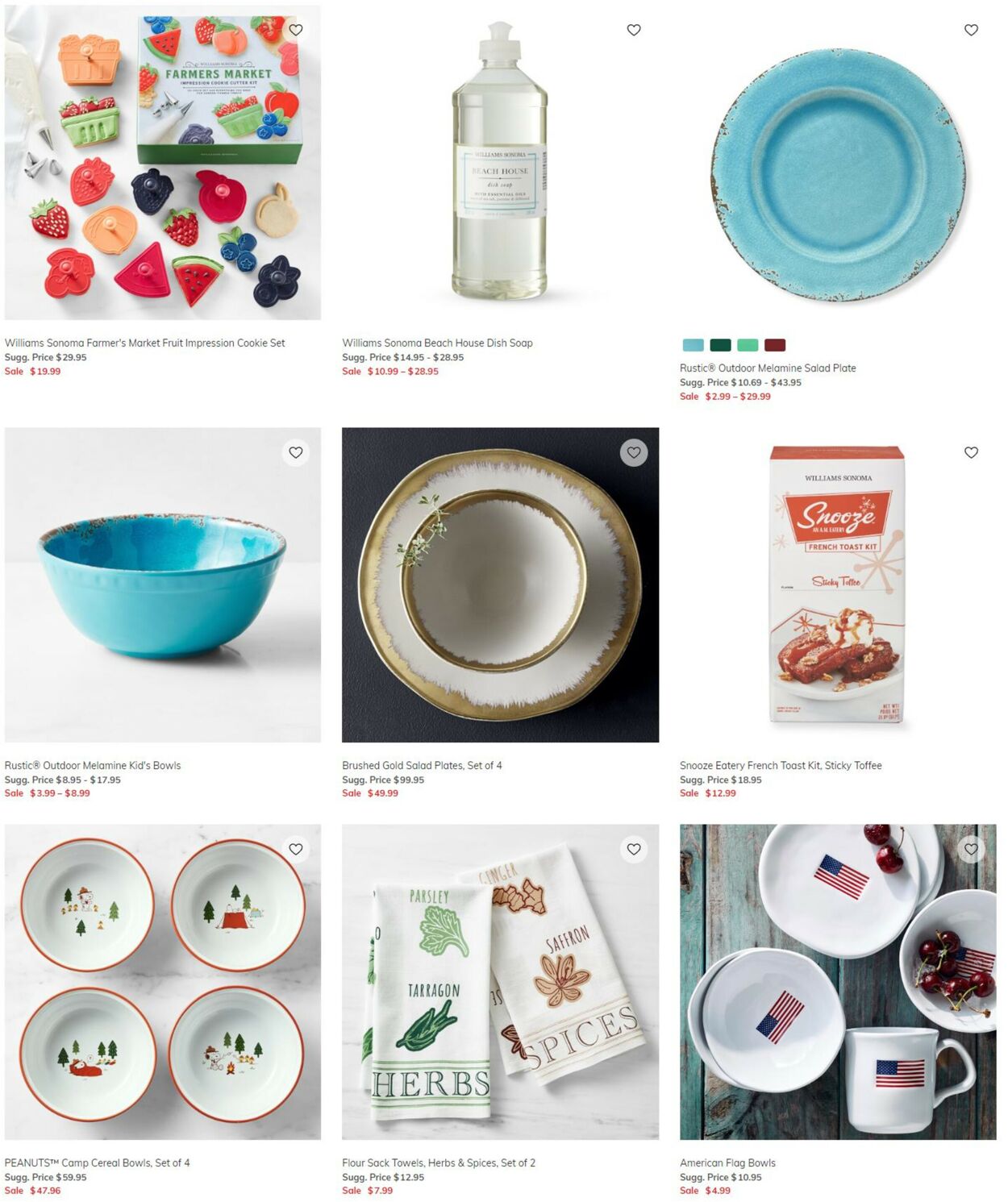 Catalogue Williams-Sonoma from 09/01/2022