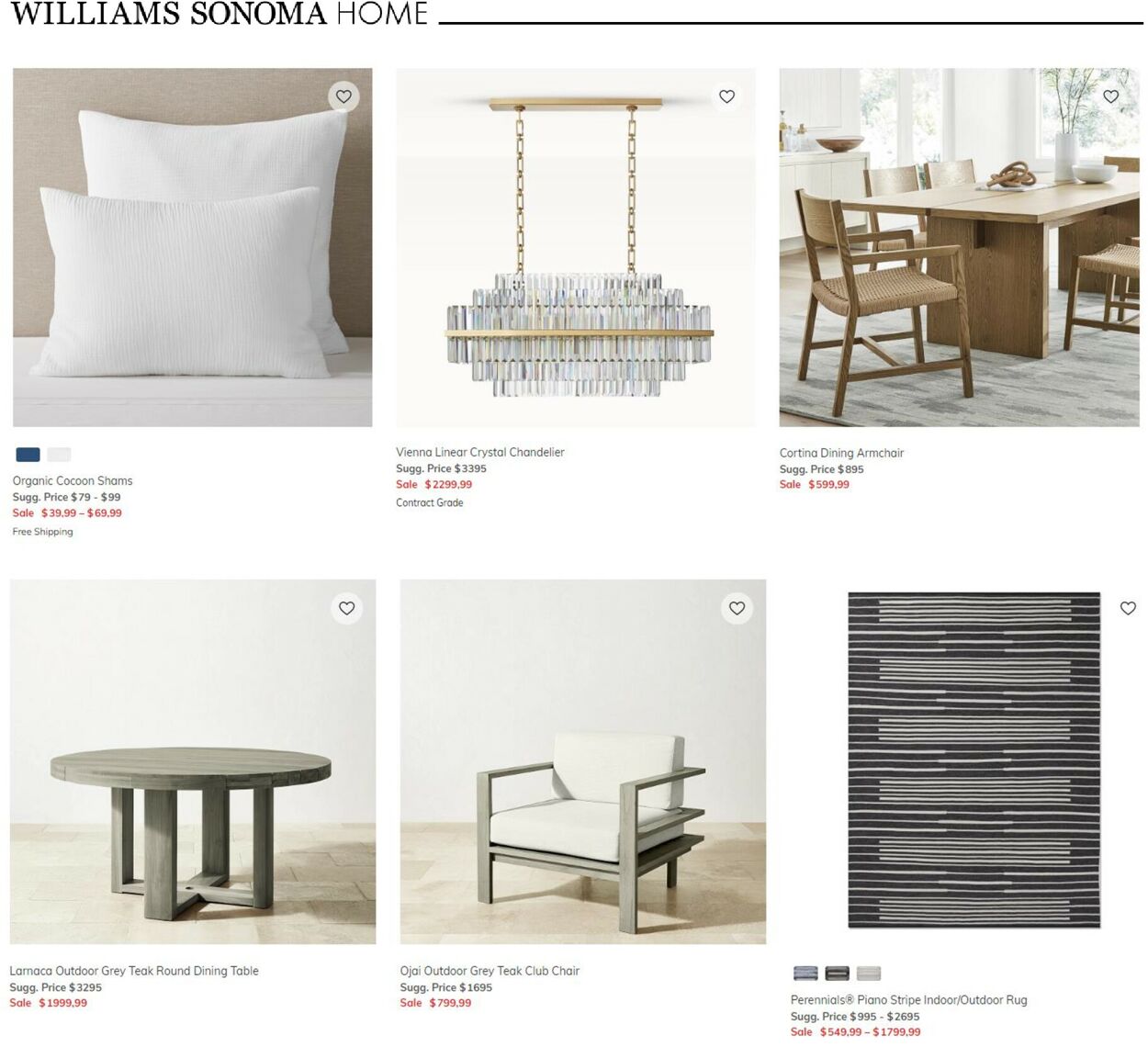 Catalogue Williams-Sonoma from 09/16/2022