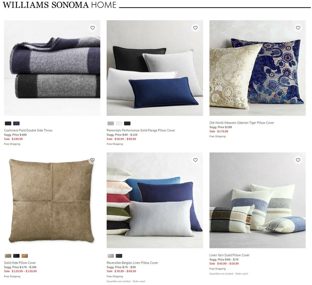 Catalogue Williams-Sonoma from 09/30/2022