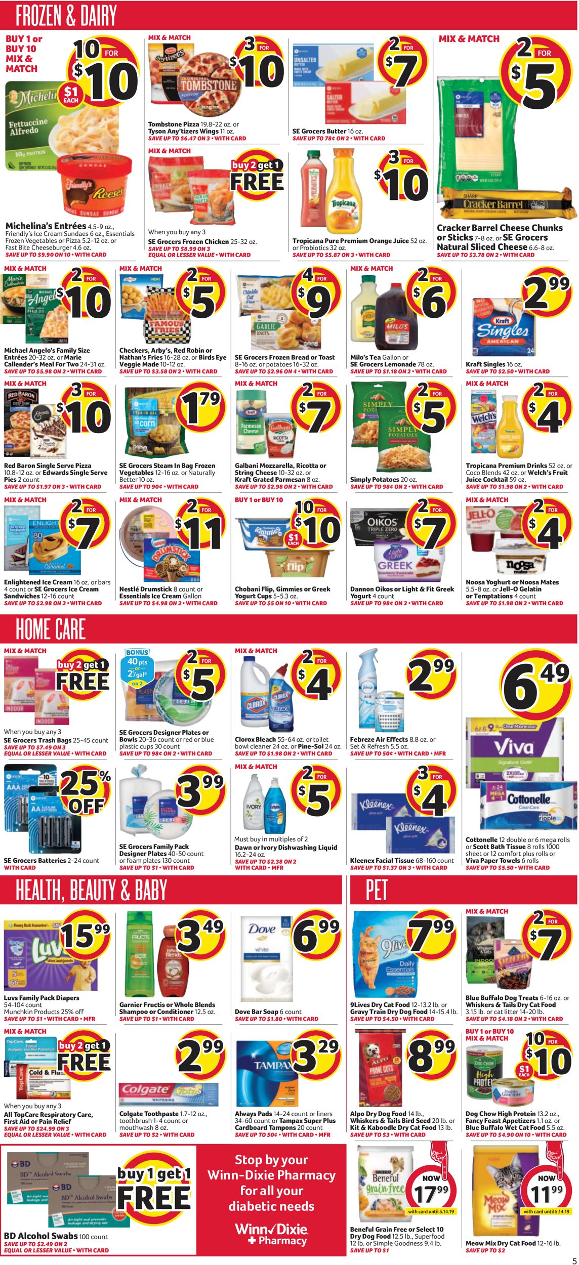 Catalogue Winn Dixie from 04/24/2019