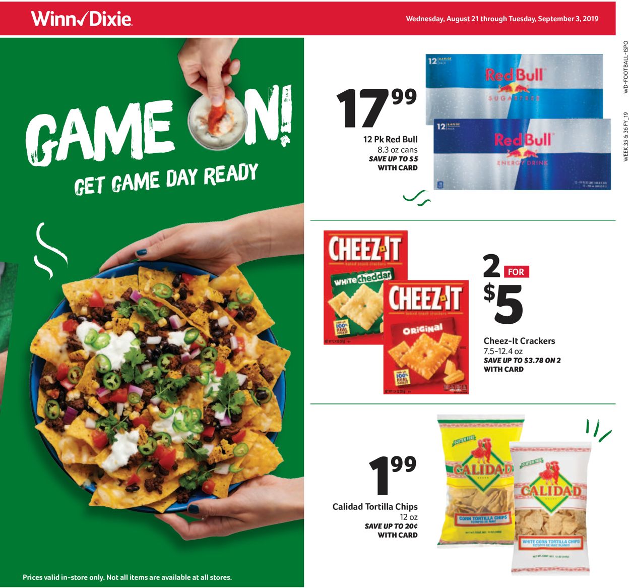 Catalogue Winn Dixie from 08/21/2019