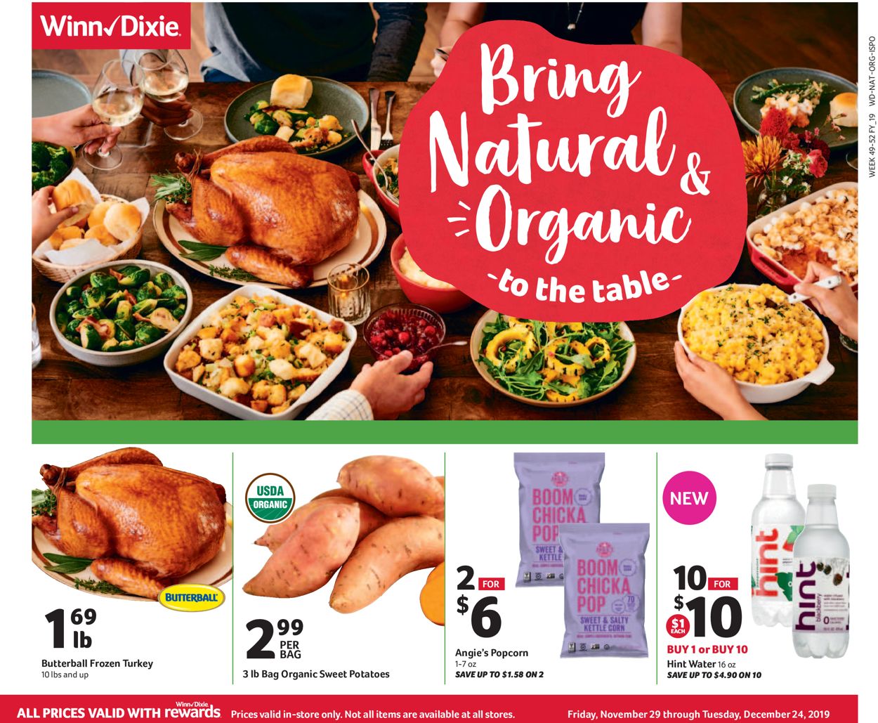 Catalogue Winn Dixie from 11/29/2019