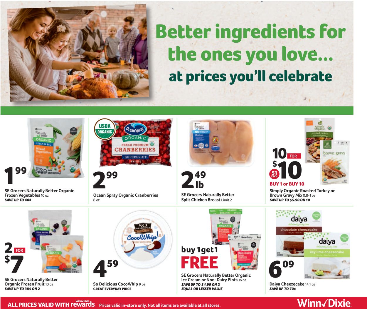 Catalogue Winn Dixie from 11/29/2019