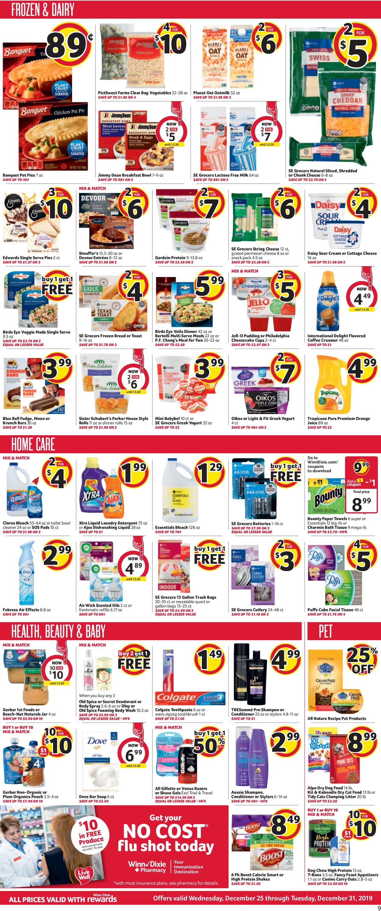 Winn Dixie - New Year's Ad 2019/2020 Current weekly ad 12/25 - 12/31 ...