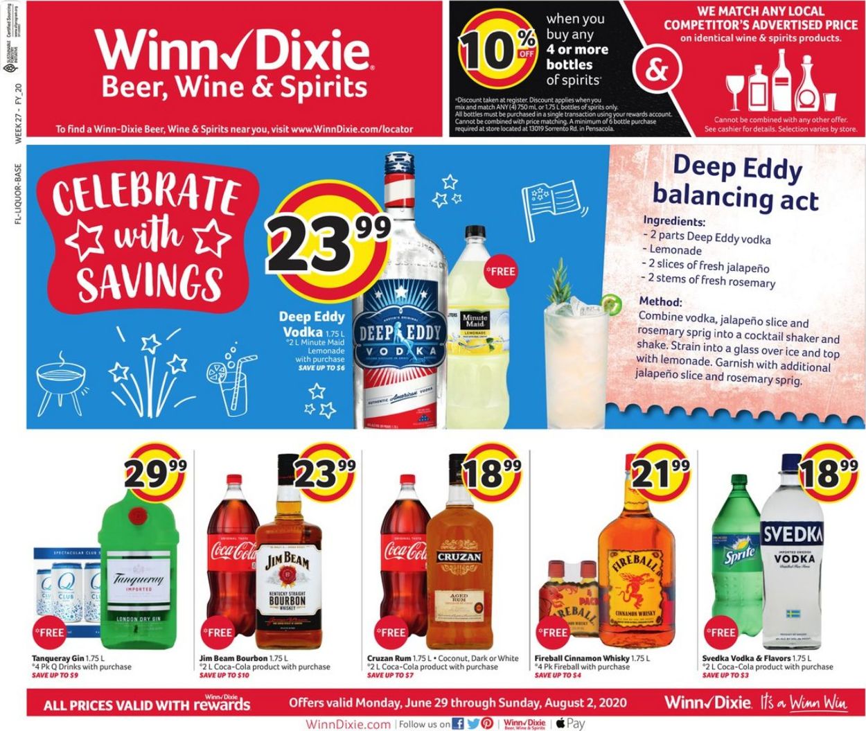 Winn Dixie Current Weekly Ad 06 29 08 02 2020 Frequent Ads Com