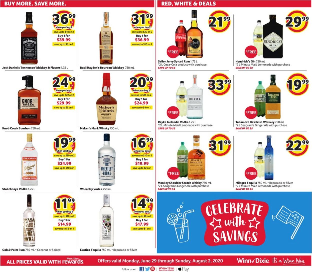 Catalogue Winn Dixie from 06/29/2020