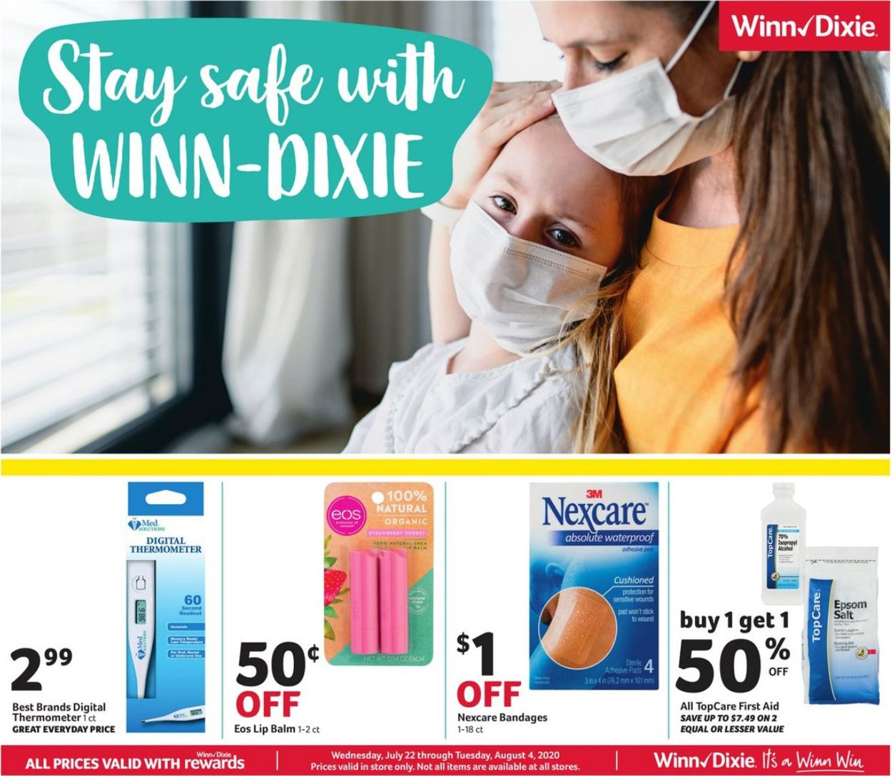 Catalogue Winn Dixie from 07/22/2020