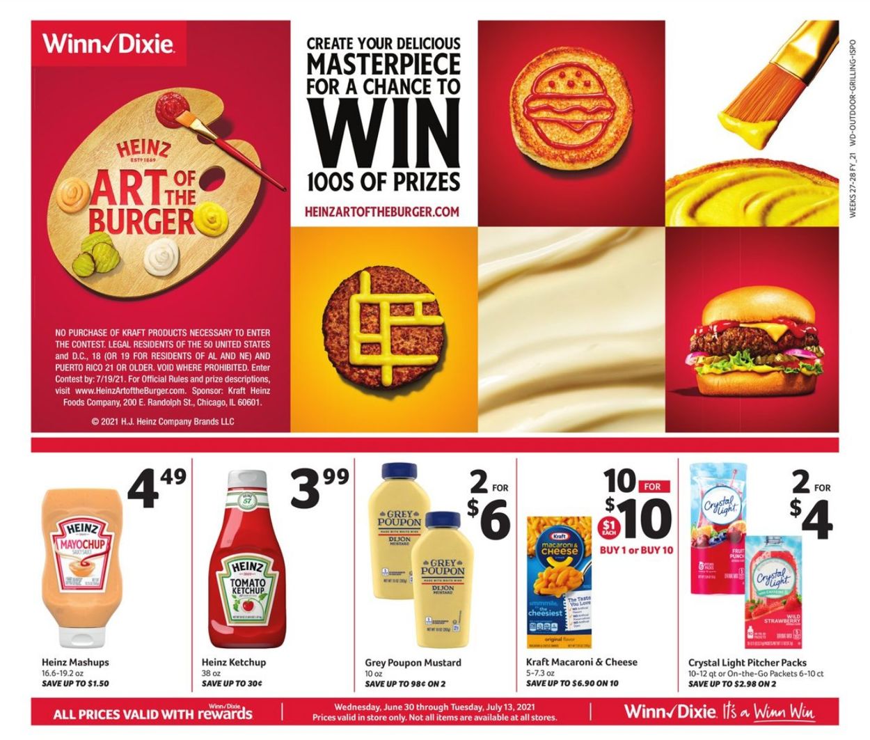 Catalogue Winn Dixie from 06/30/2021