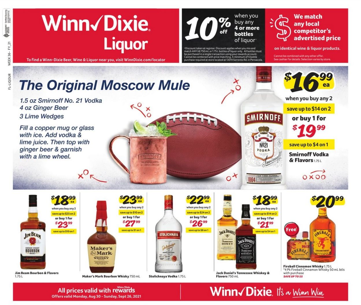 Catalogue Winn Dixie from 08/30/2021