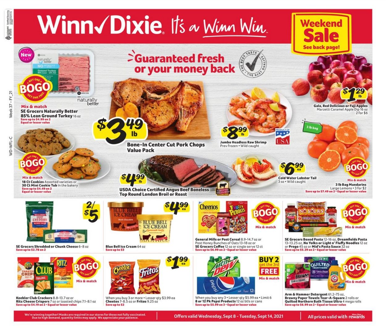 Catalogue Winn Dixie from 09/08/2021