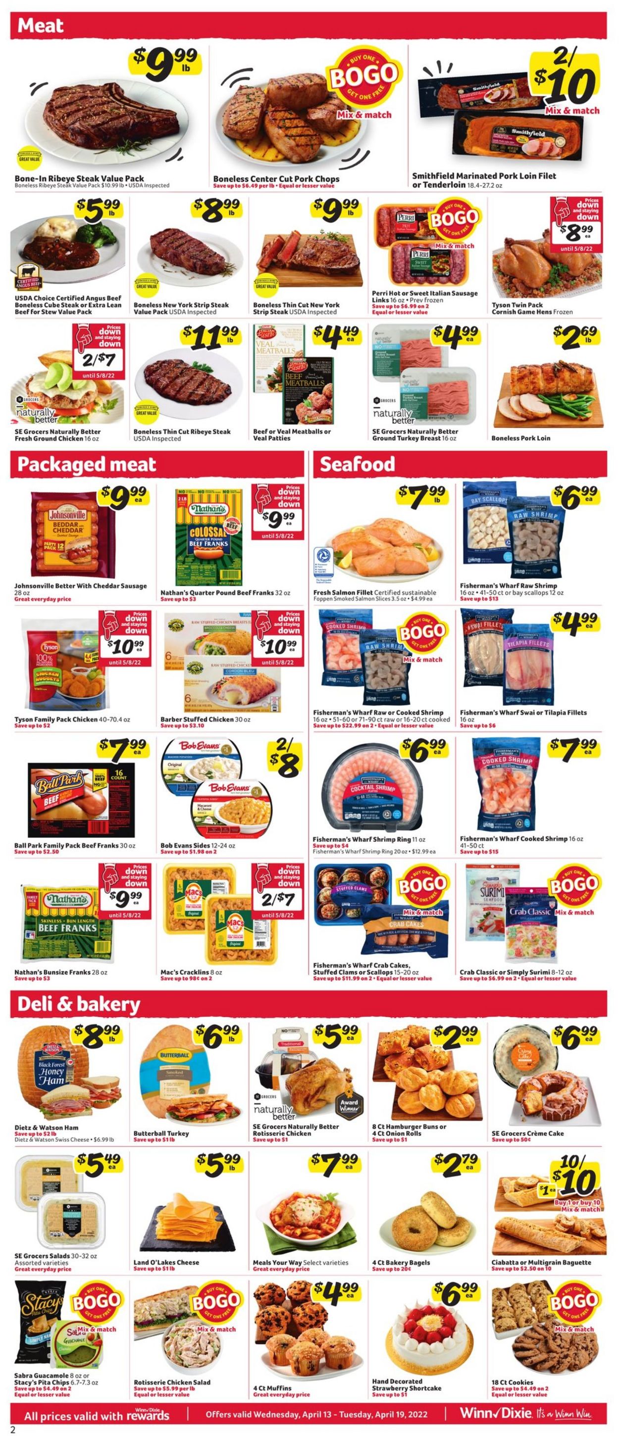 Winn Dixie EASTER 2022 Current weekly ad 04/13 04/19/2022 [2
