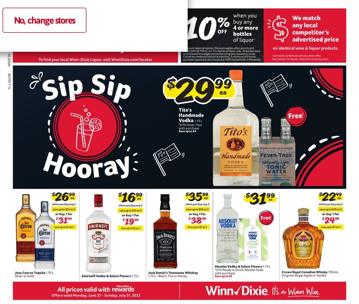 Catalogue Winn Dixie from 06/27/2022