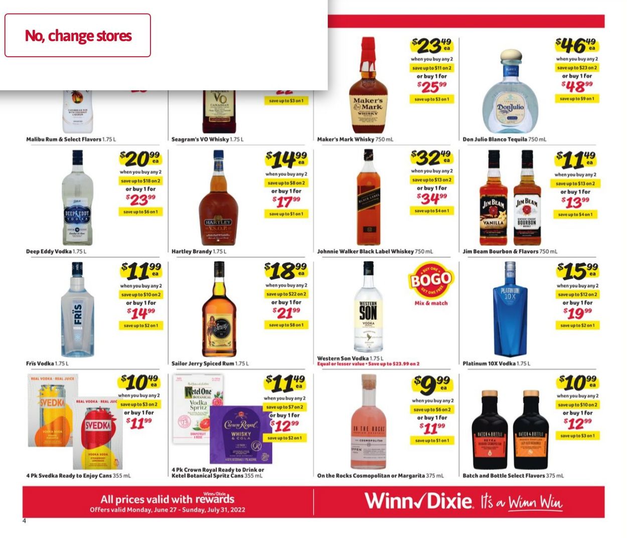 Catalogue Winn Dixie from 06/27/2022