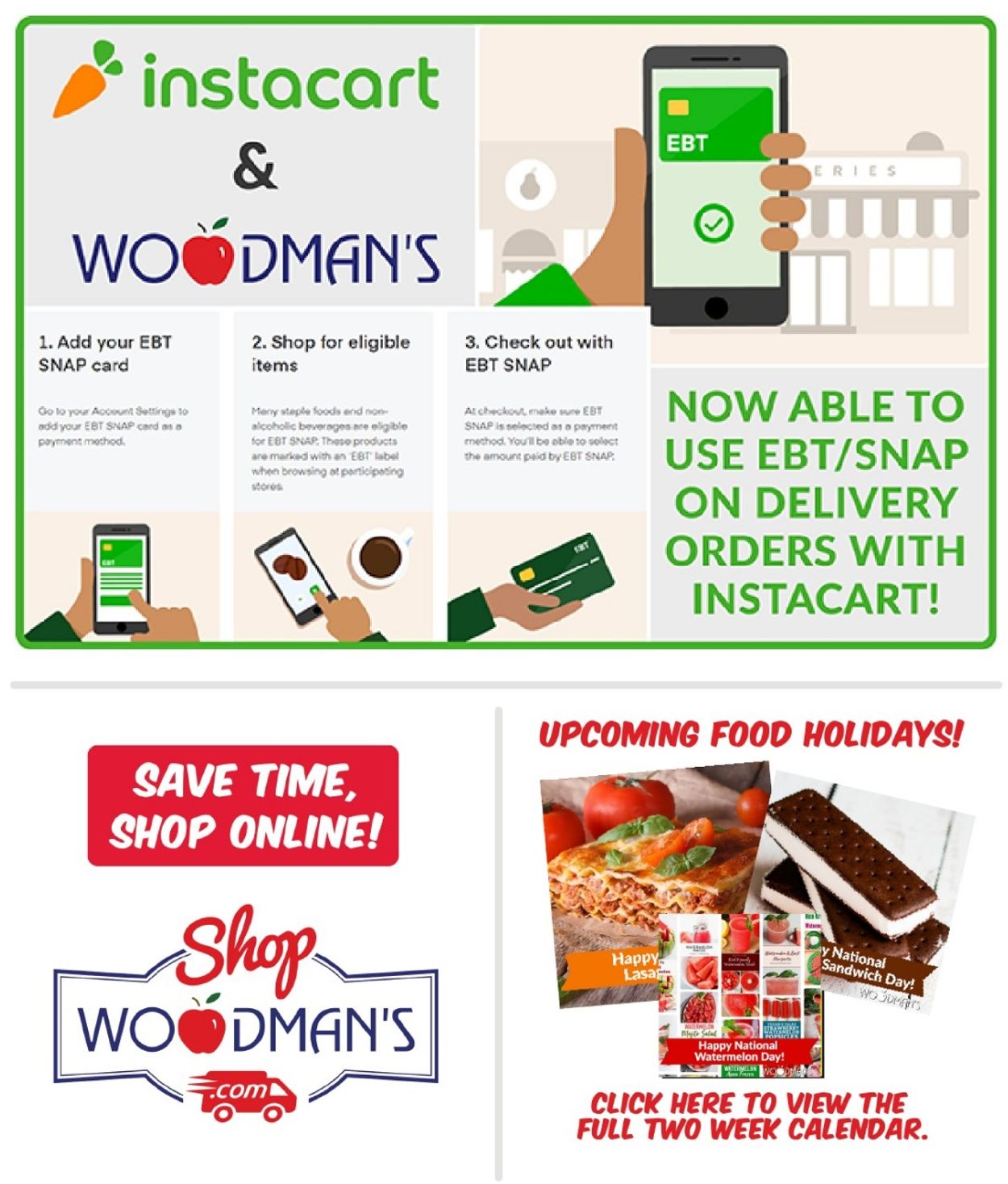 Catalogue Woodman's Market from 07/29/2021