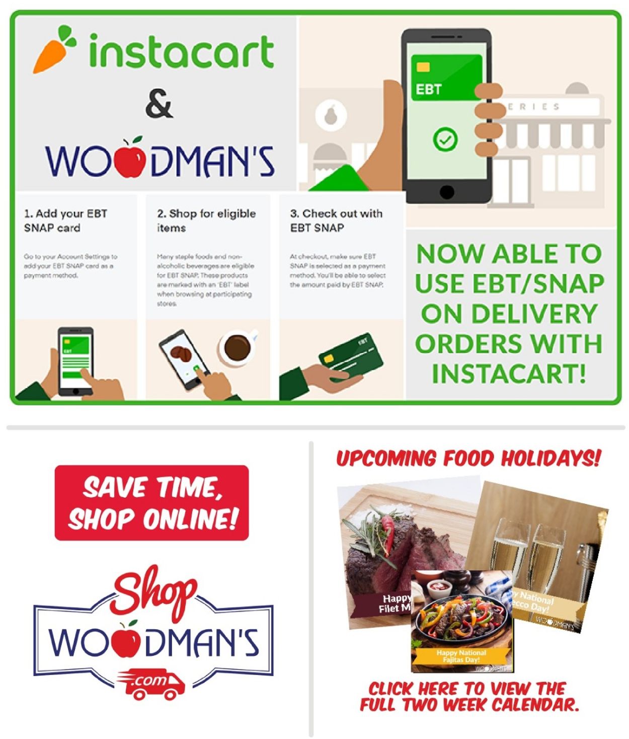 Catalogue Woodman's Market from 08/12/2021