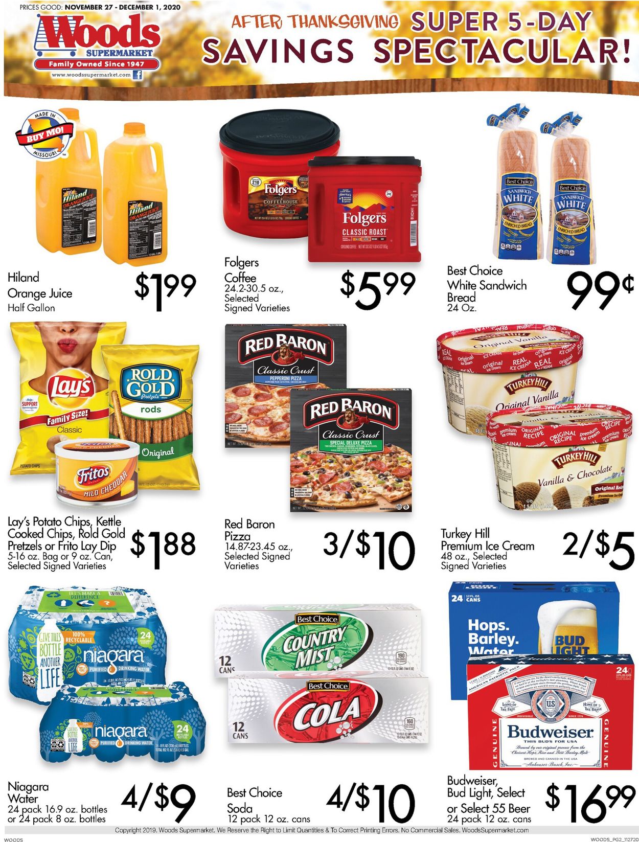 Catalogue Woods Supermarket Black Friday 2020 from 11/27/2020