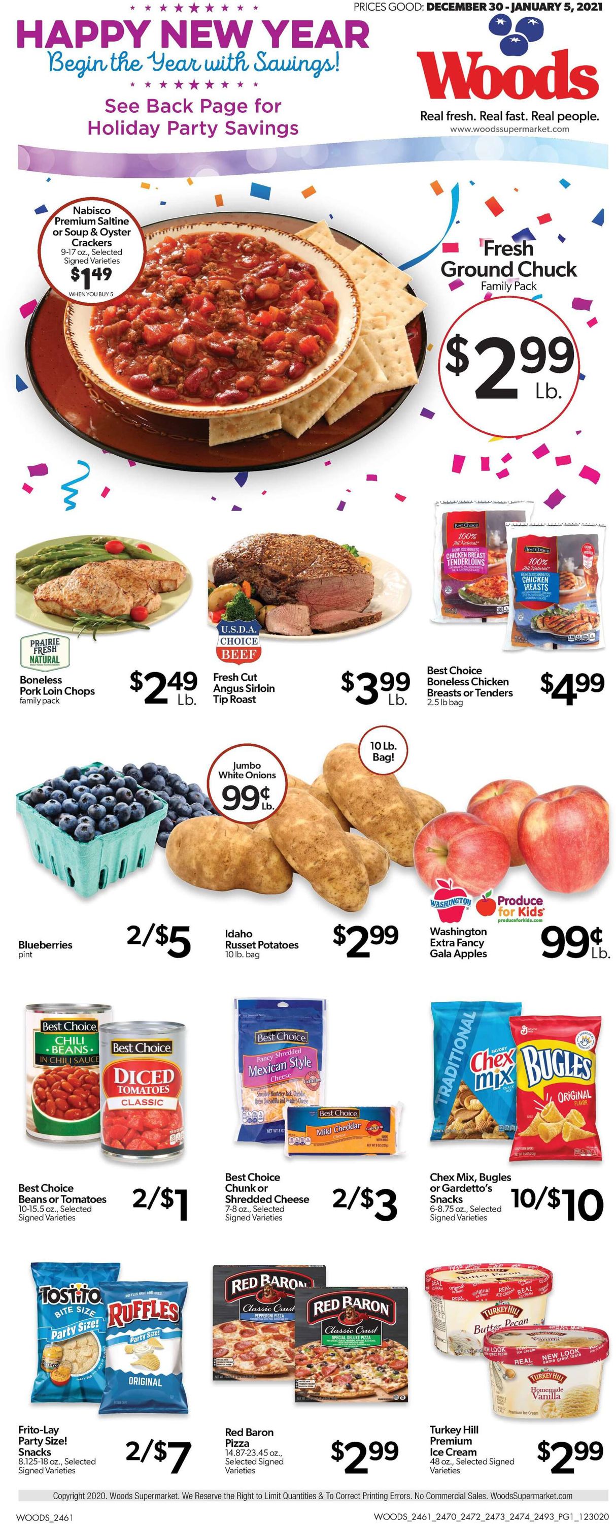 Catalogue Woods Supermarket from 12/30/2020