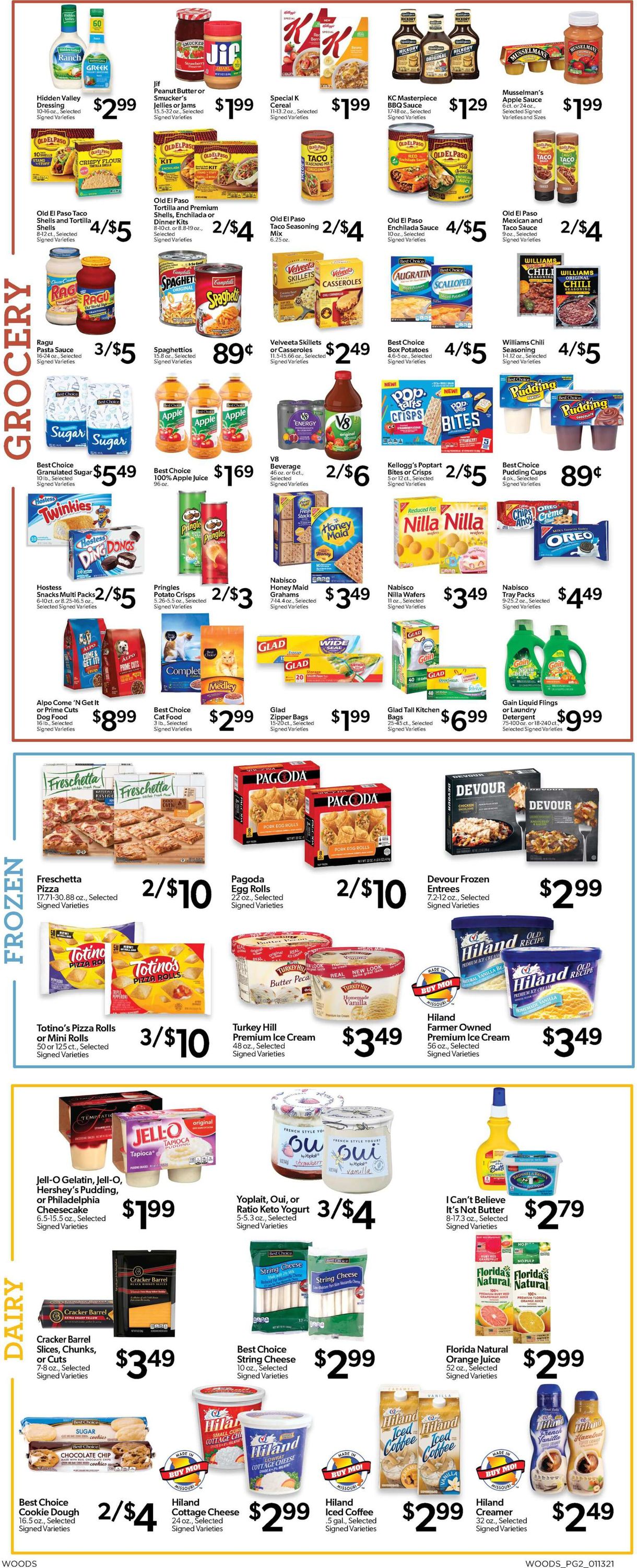 Catalogue Woods Supermarket from 01/13/2021