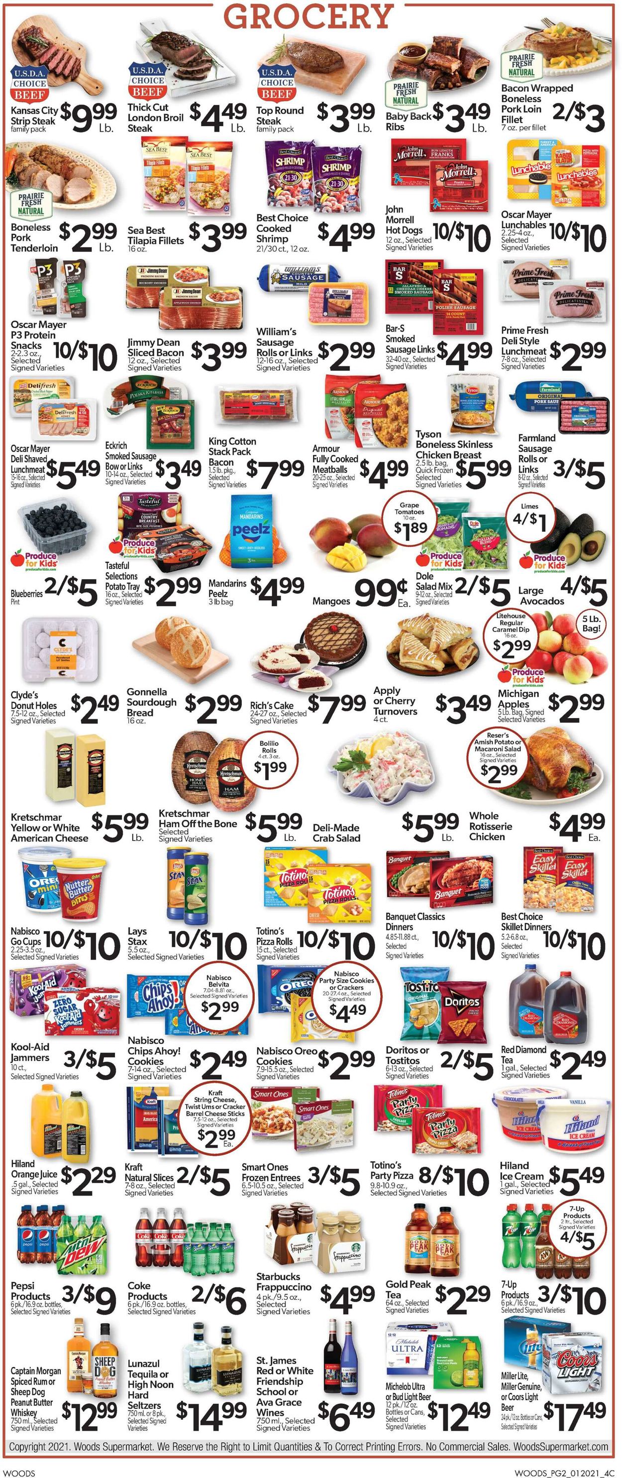 Catalogue Woods Supermarket from 01/20/2021