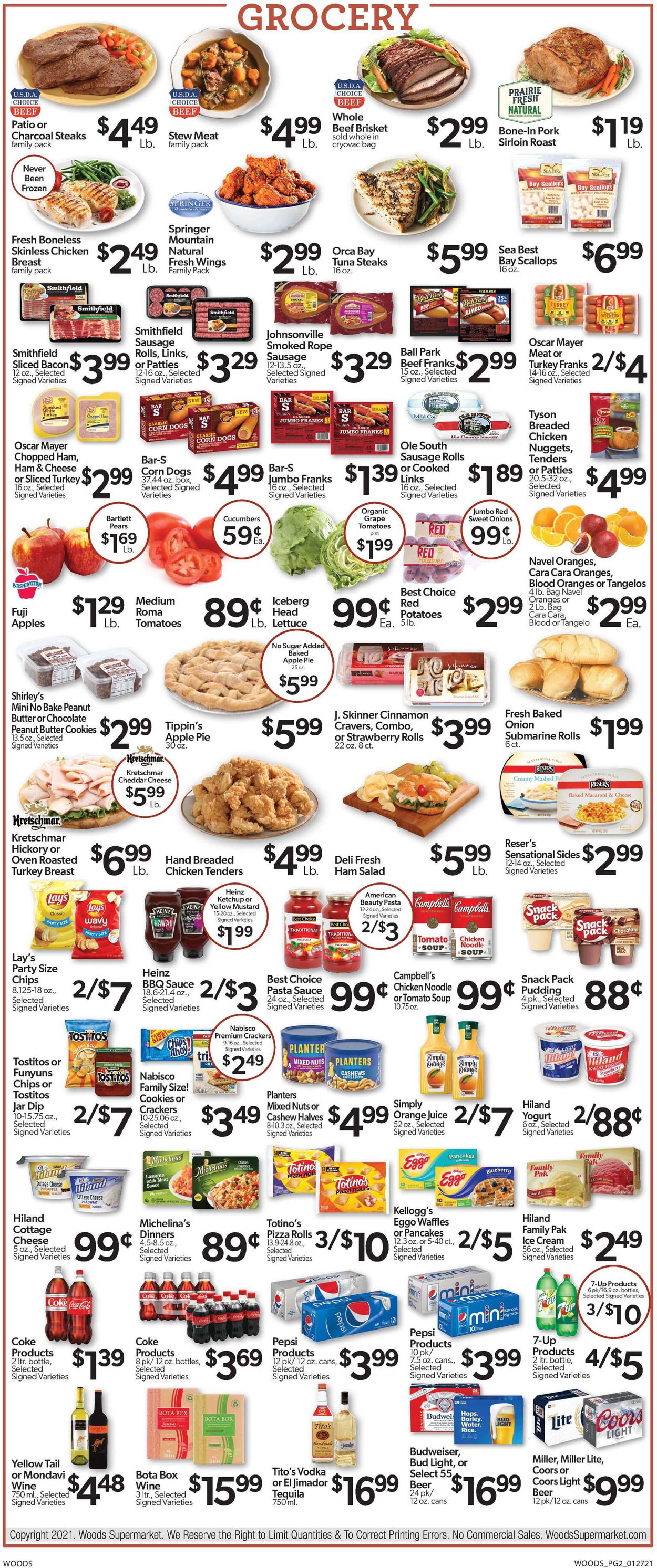 Catalogue Woods Supermarket from 01/27/2021