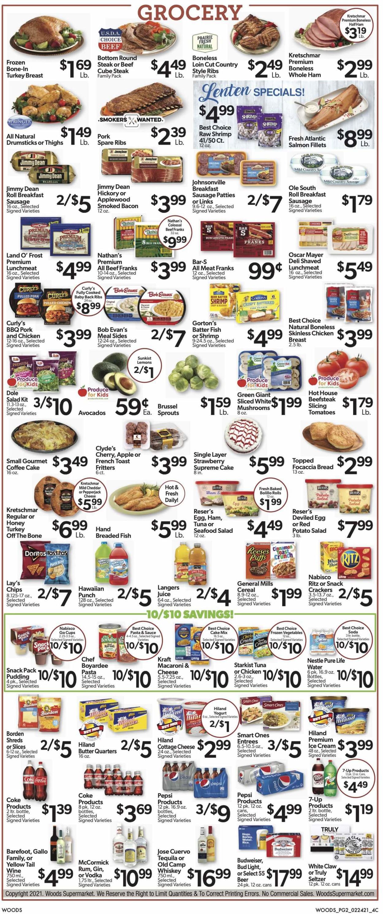 Catalogue Woods Supermarket from 02/24/2021
