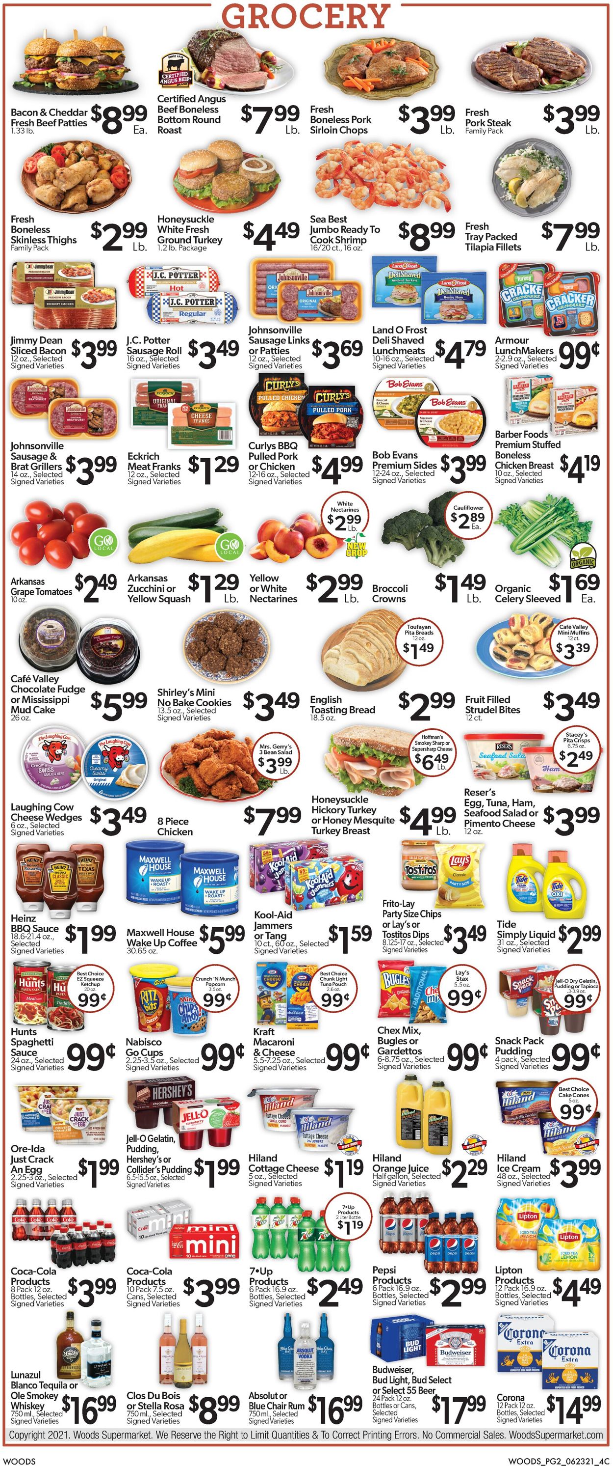Catalogue Woods Supermarket from 06/23/2021