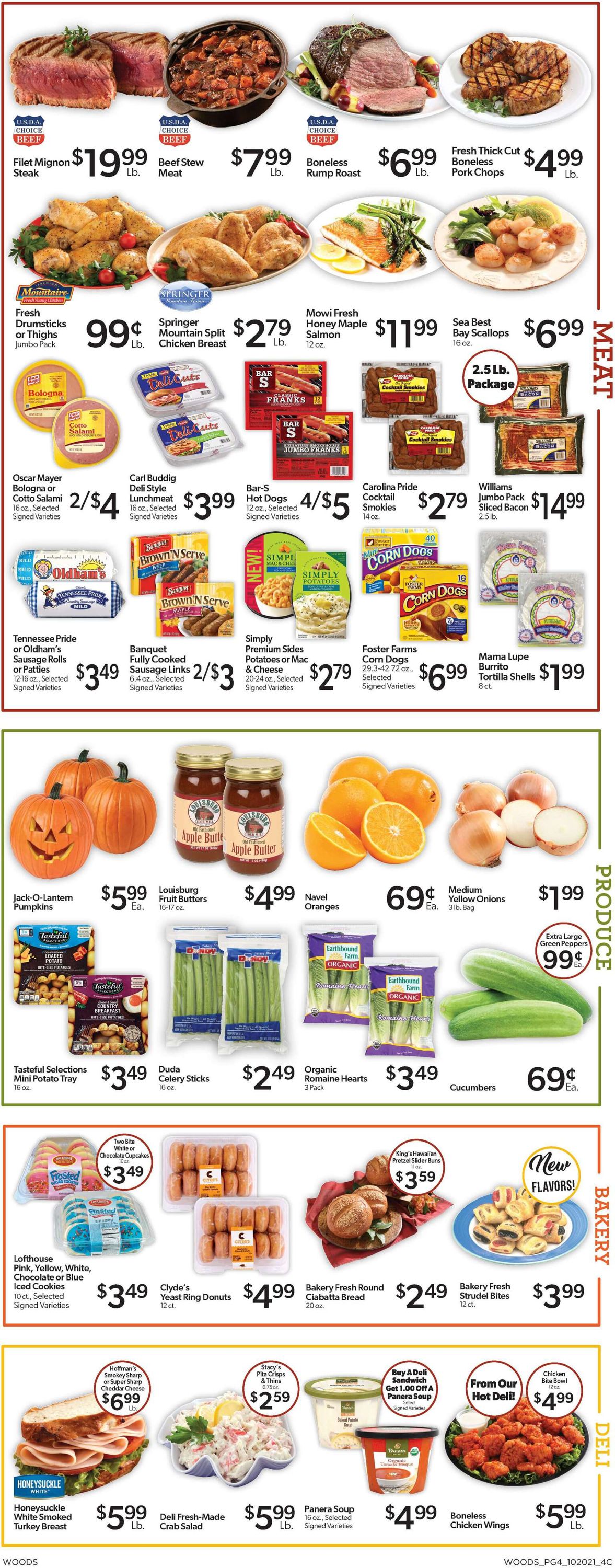 Catalogue Woods Supermarket from 10/20/2021