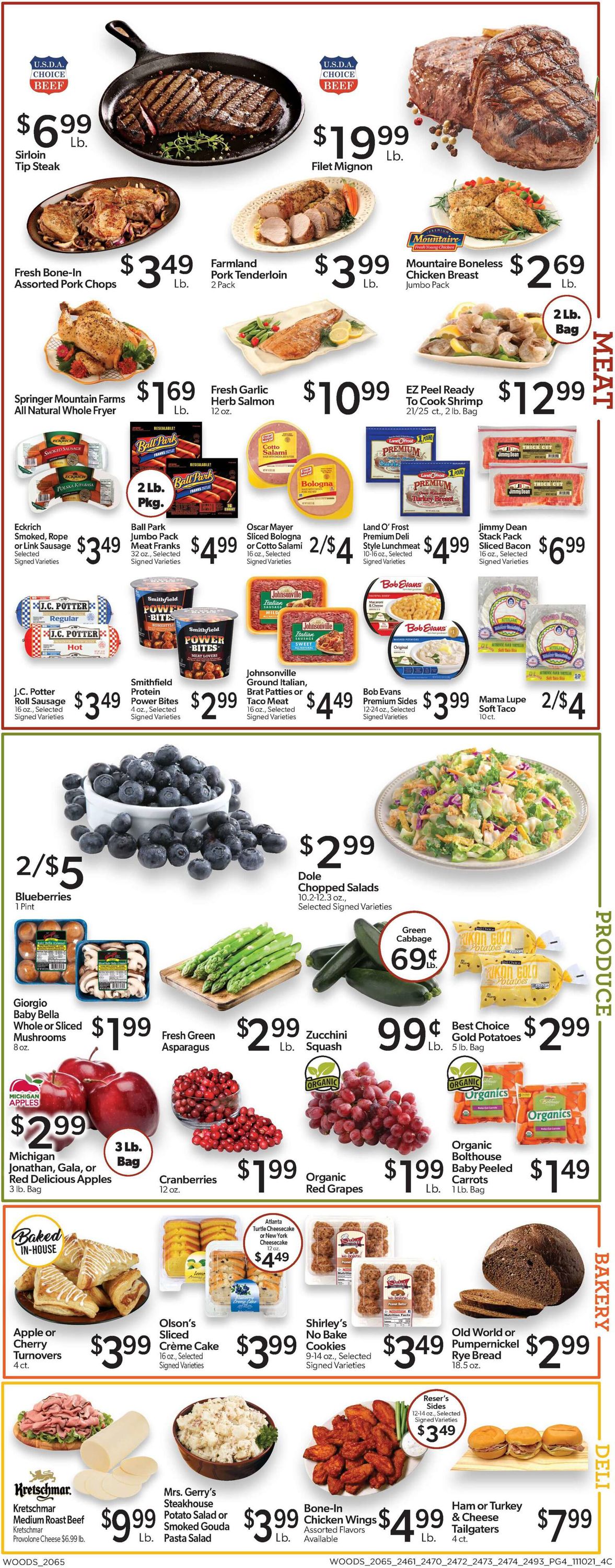 Catalogue Woods Supermarket HOLIDAY 2021 from 11/10/2021