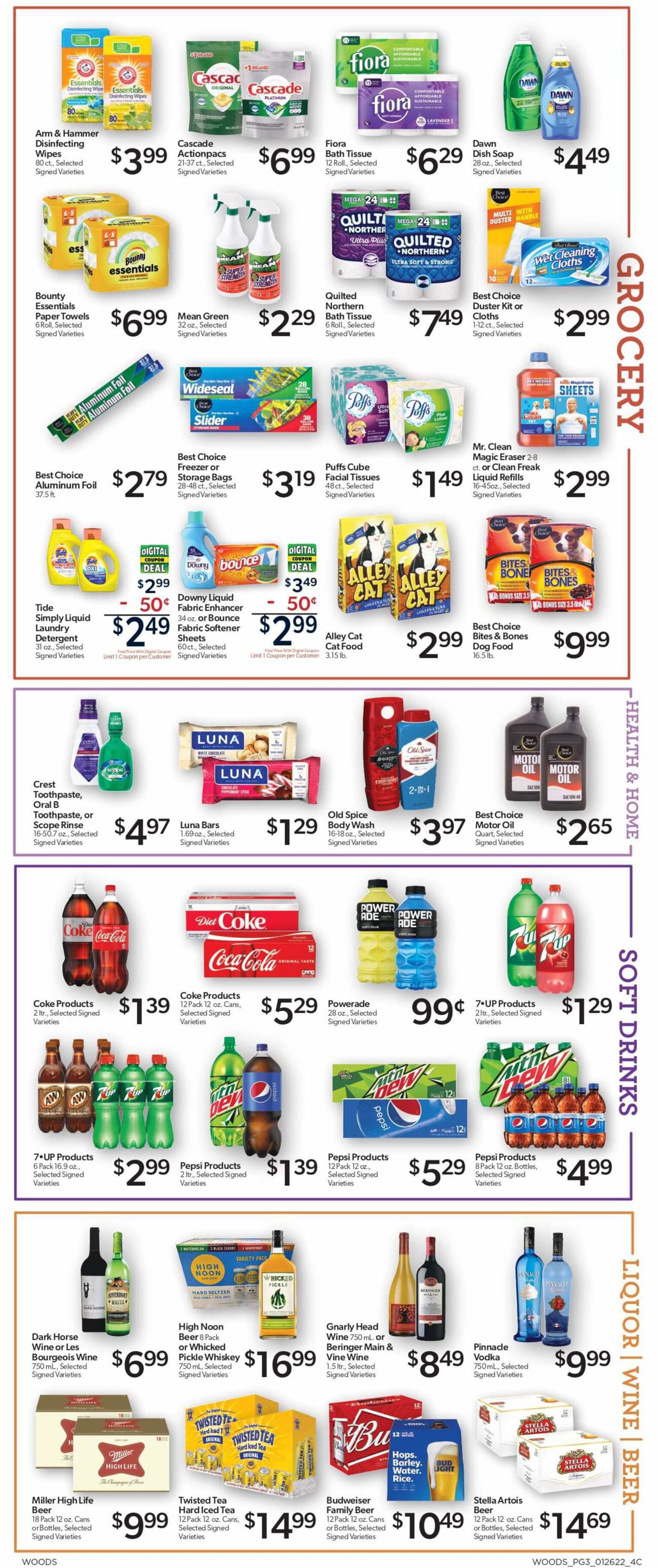 Catalogue Woods Supermarket from 01/26/2022