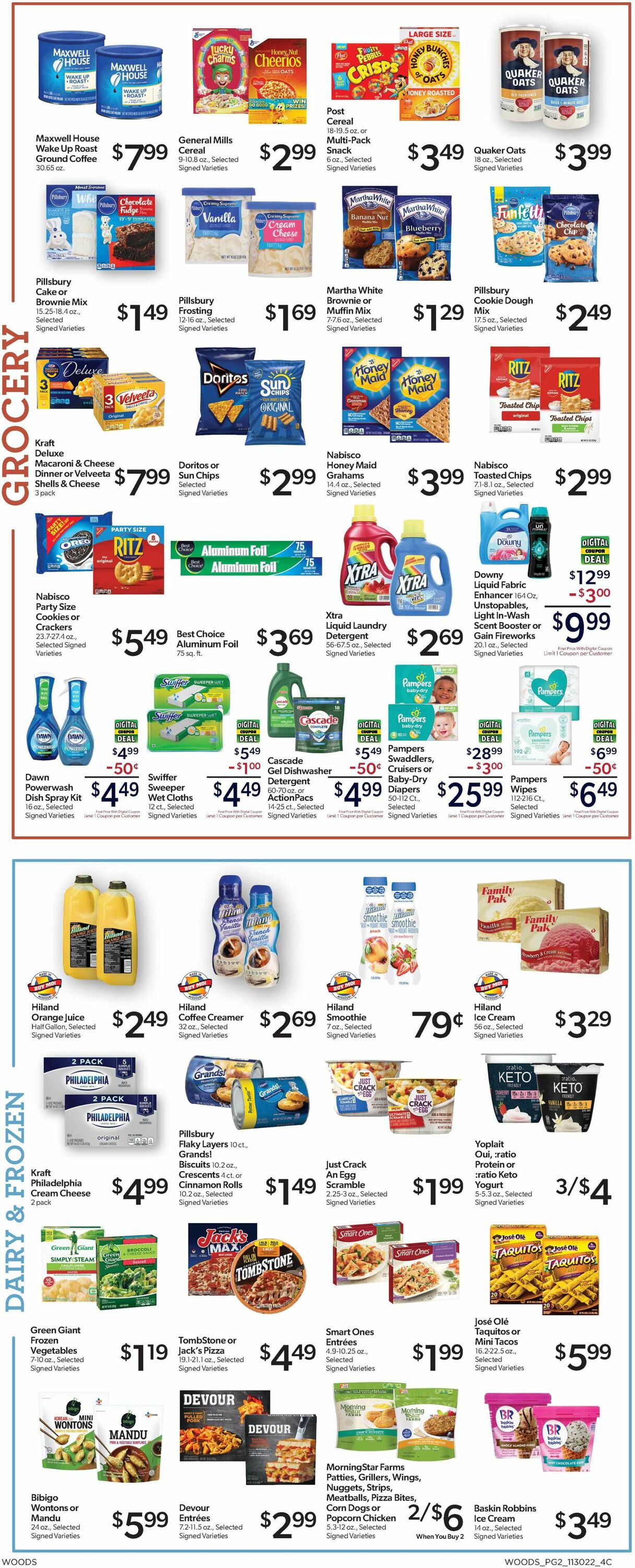 Catalogue Woods Supermarket from 11/30/2022