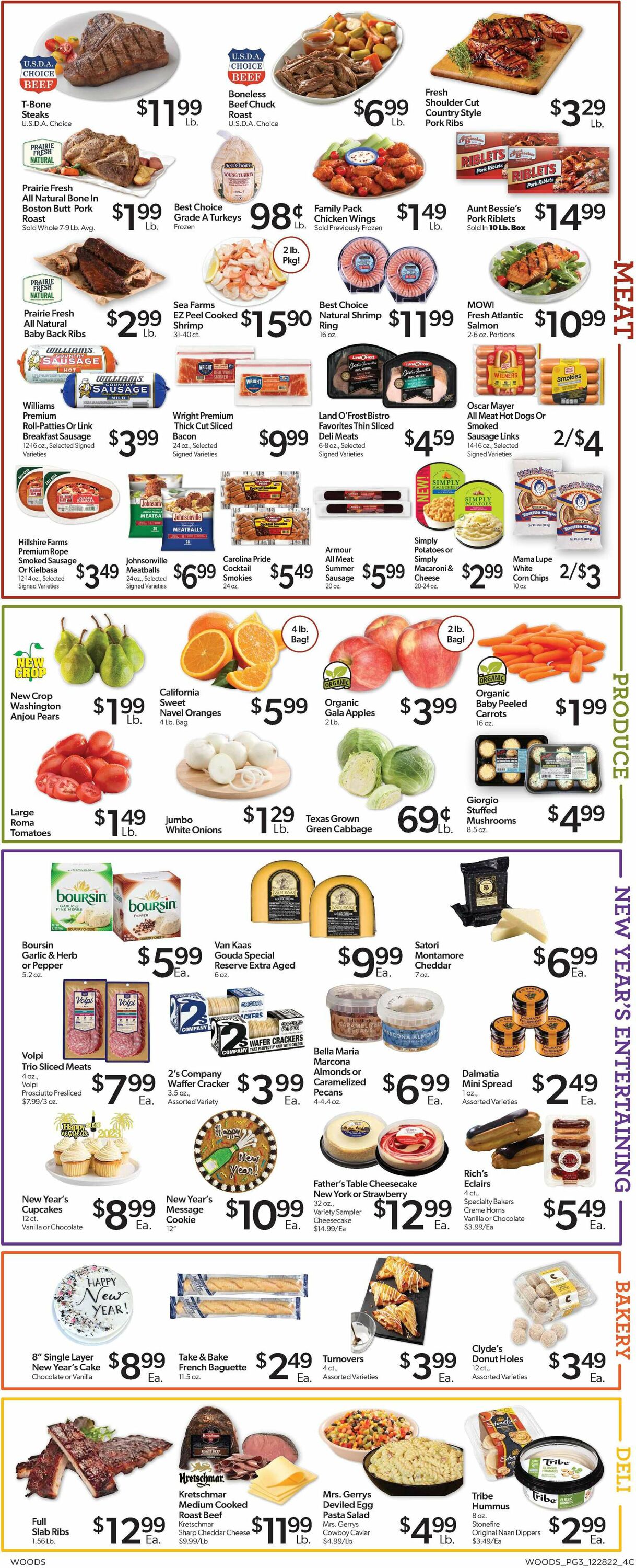 Catalogue Woods Supermarket from 12/28/2022