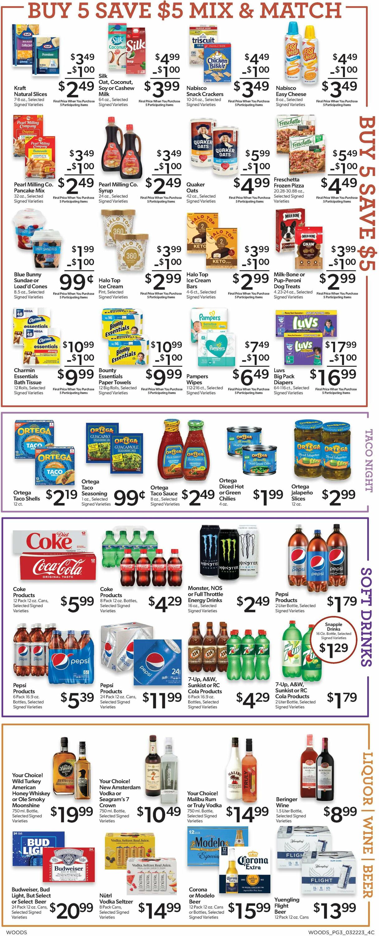 Catalogue Woods Supermarket from 03/22/2023