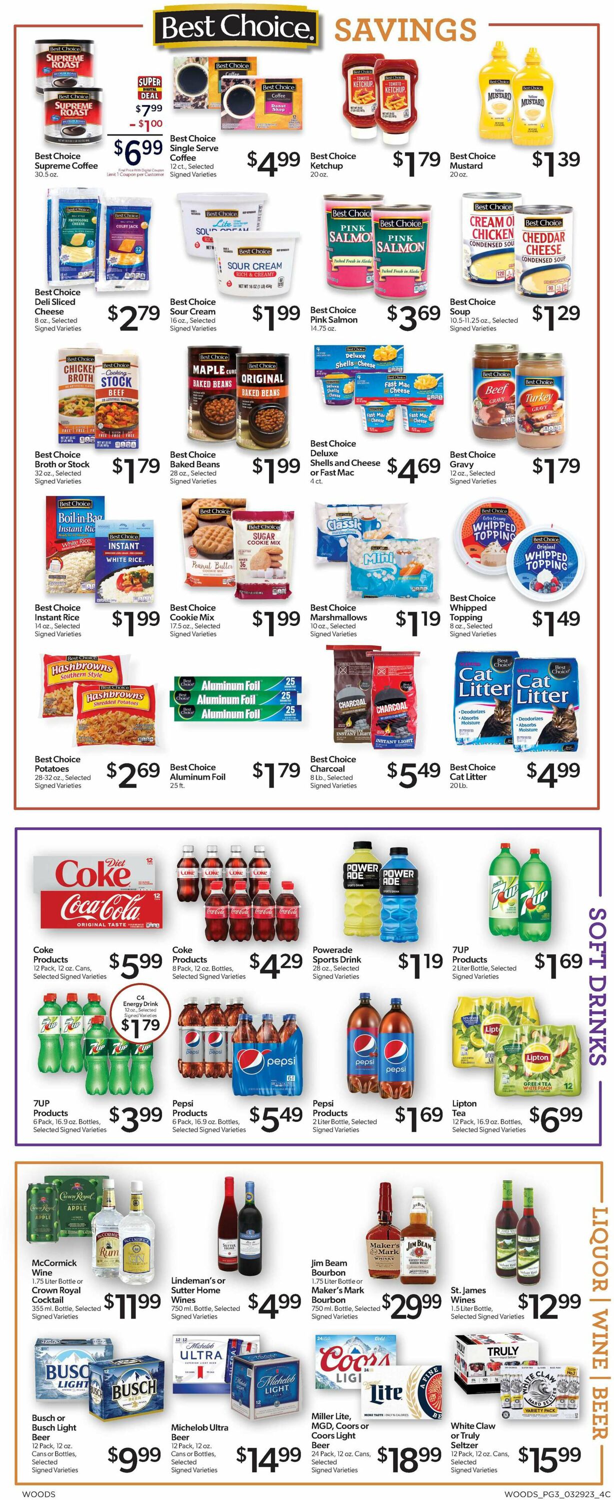 Catalogue Woods Supermarket from 03/29/2023