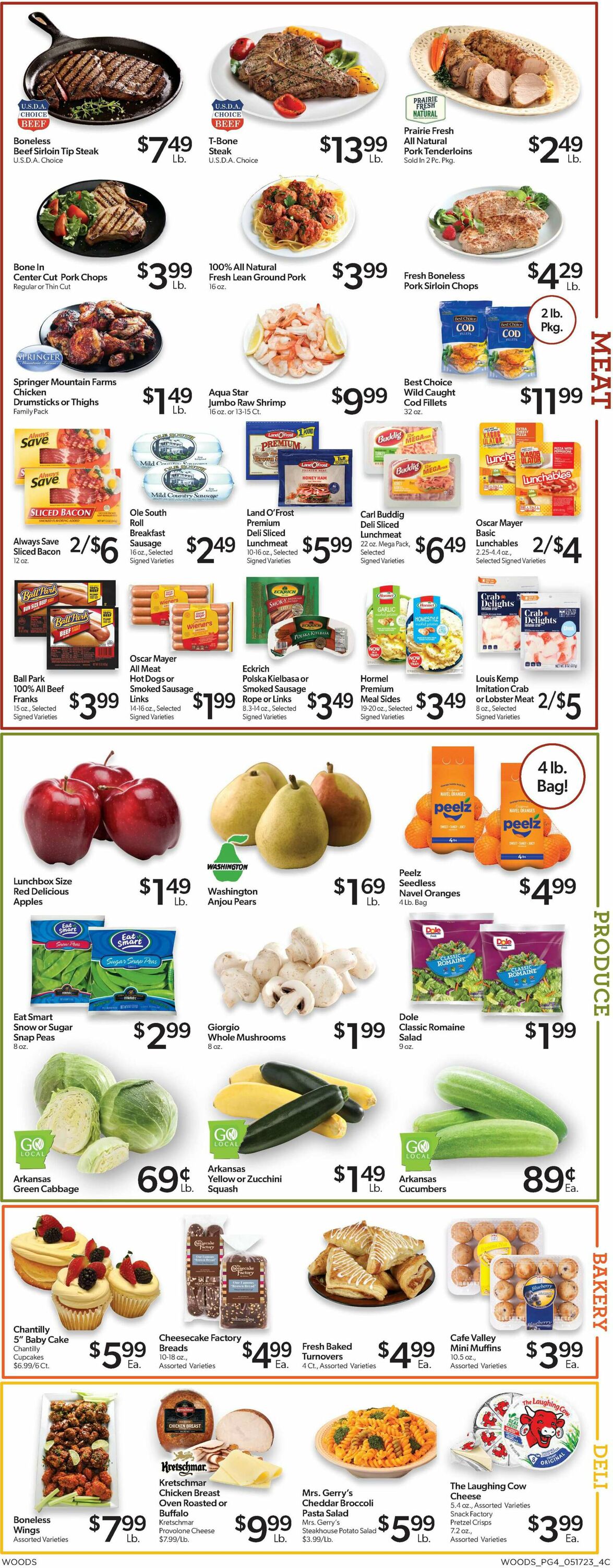 Catalogue Woods Supermarket from 05/17/2023
