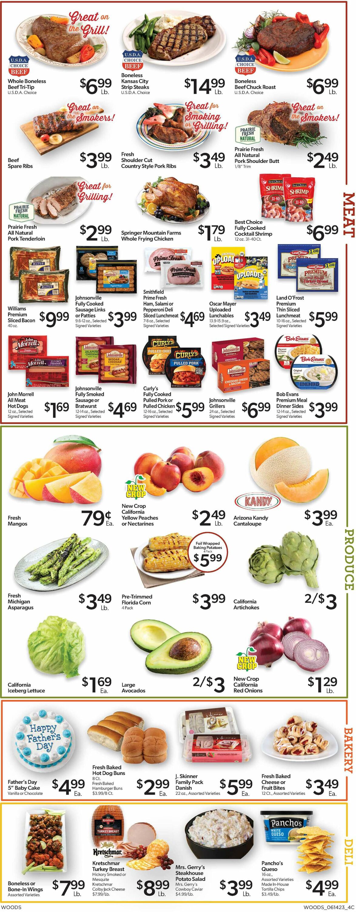 Catalogue Woods Supermarket from 06/14/2023