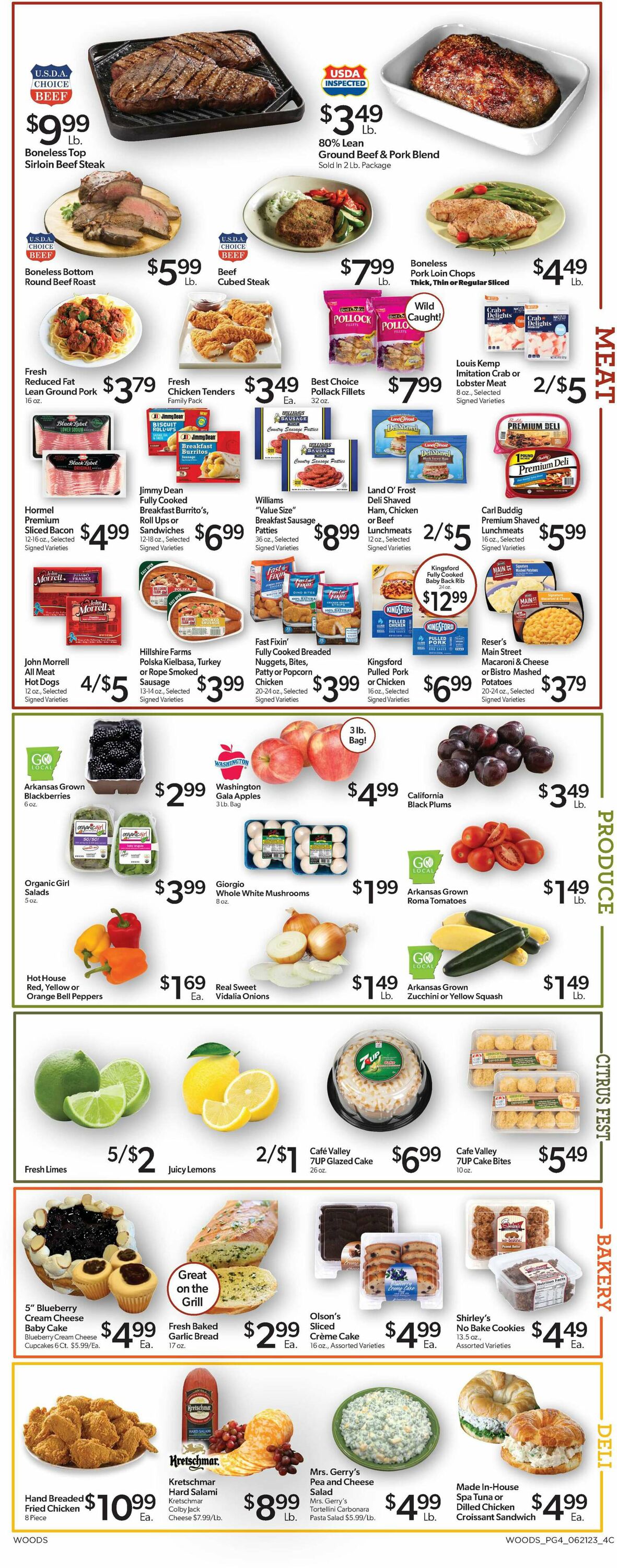 Catalogue Woods Supermarket from 06/21/2023