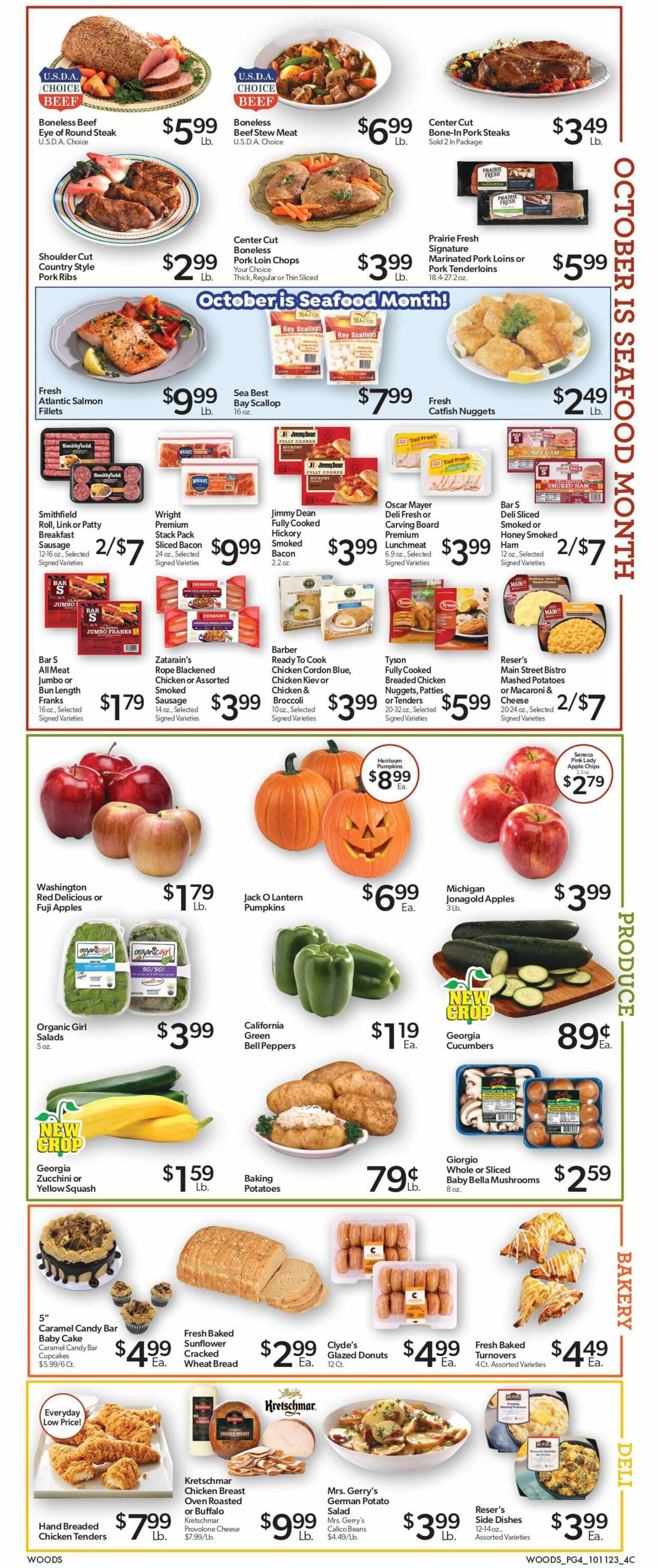 Catalogue Woods Supermarket from 10/11/2023