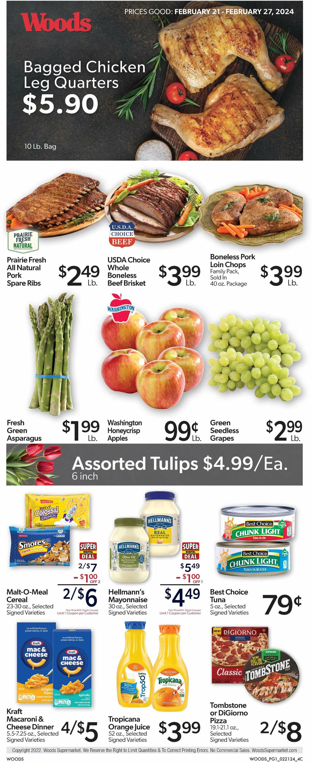 Catalogue Woods Supermarket from 02/21/2024