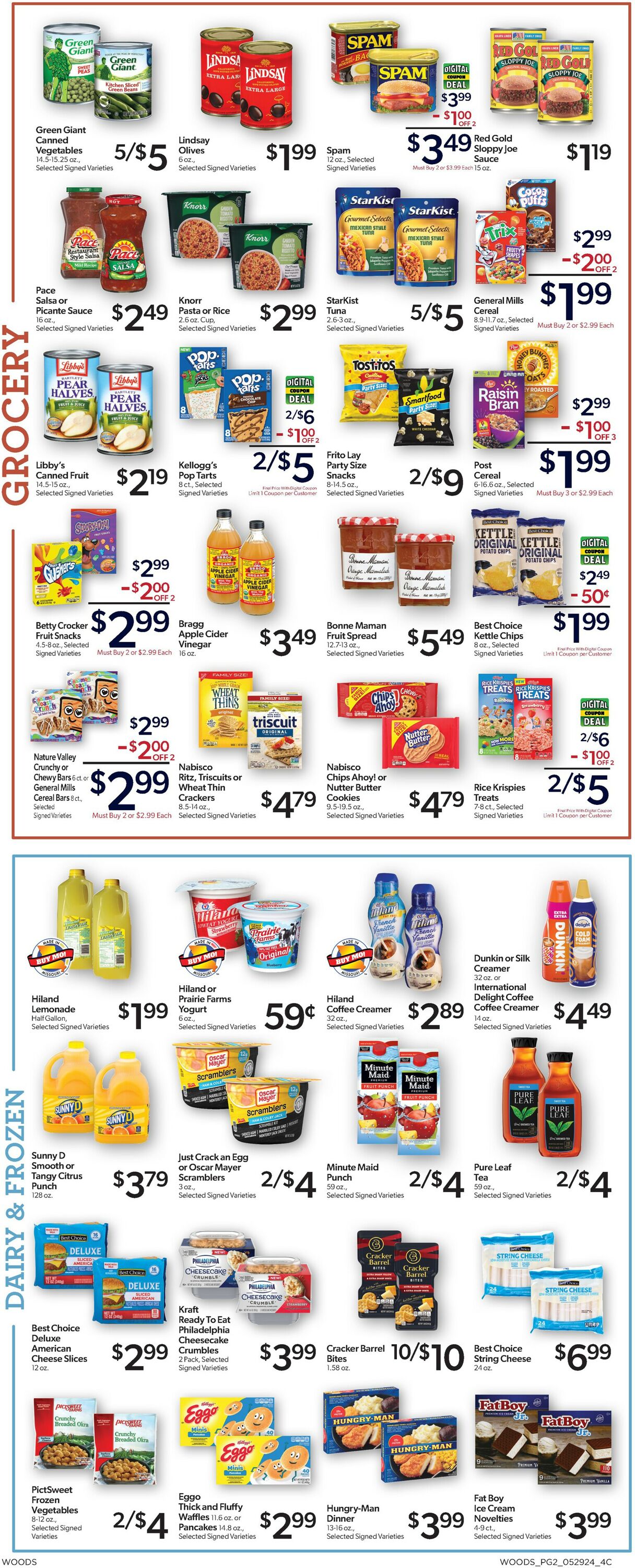 Catalogue Woods Supermarket from 05/29/2024
