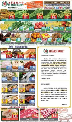 Catalogue 99 Ranch - Weekend Ad from 04/03/2020